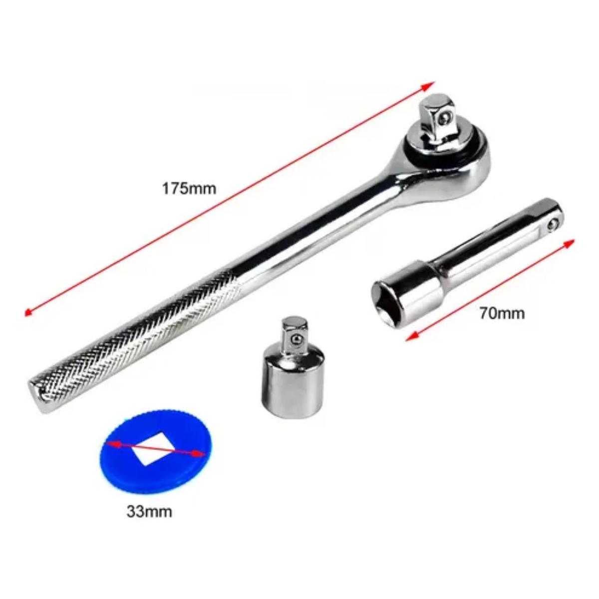 Miniatura 4 de Juego De Herramientas Copas Ratchet